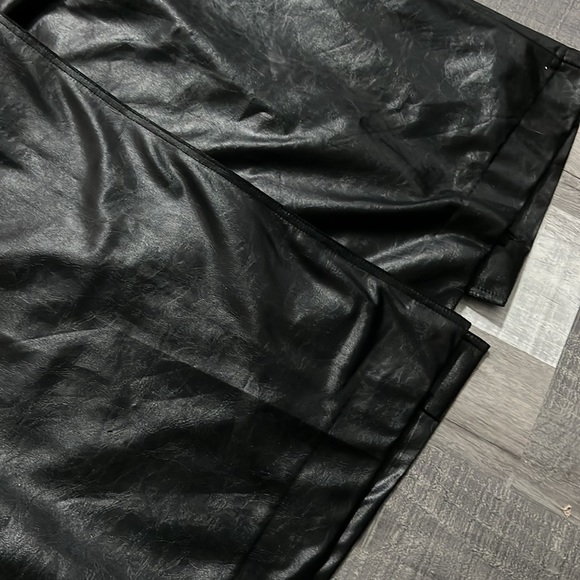 Vintage Robbie Sport Black Shimmery Trench Coat Shoulder Pads Epaulets women’s 6 - Picture 6 of 8